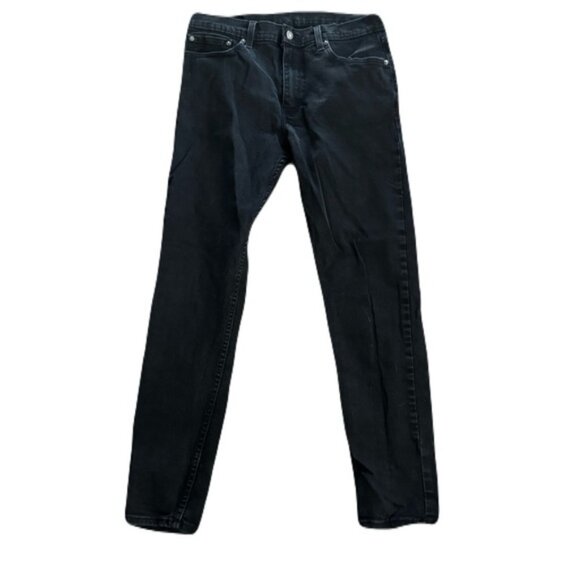 Levis 512 32 x 30 Black Slim Taper Jeans - Picture 1 of 9
